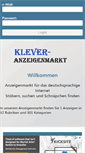 Mobile Screenshot of klever-anzeigenmarkt.de